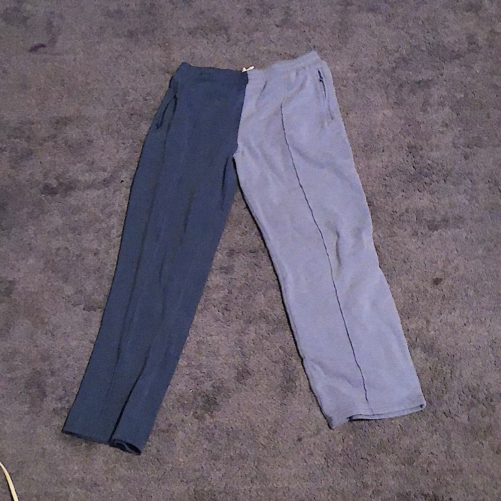 Two colored sweat pants